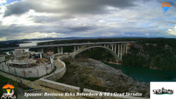 Skradin, řeka Krka, most A1