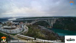 Skradin, řeka Krka, most A1