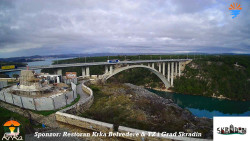 Skradin, řeka Krka, most A1