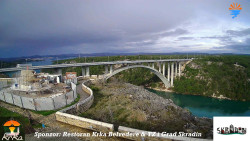 Skradin, řeka Krka, most A1