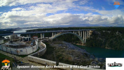 Skradin, řeka Krka, most A1