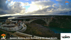 Skradin, řeka Krka, most A1