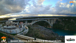 Skradin, řeka Krka, most A1