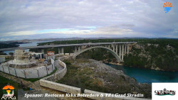 Skradin, řeka Krka, most A1