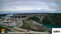 Skradin, řeka Krka, most A1