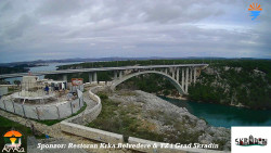 Skradin, řeka Krka, most A1