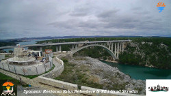 Skradin, řeka Krka, most A1