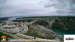 Skradin, řeka Krka, most A1