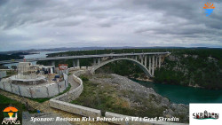 Skradin, řeka Krka, most A1