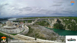 Skradin, řeka Krka, most A1