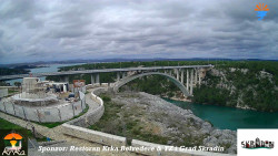 Skradin, řeka Krka, most A1