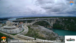 Skradin, řeka Krka, most A1