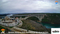 Skradin, řeka Krka, most A1