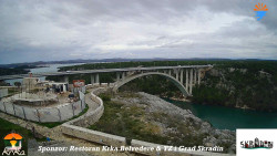 Skradin, řeka Krka, most A1