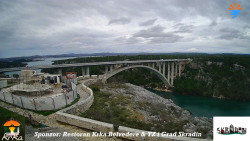 Skradin, řeka Krka, most A1