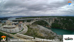 Skradin, řeka Krka, most A1