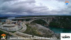 Skradin, řeka Krka, most A1
