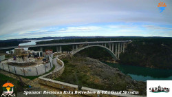 Skradin, řeka Krka, most A1