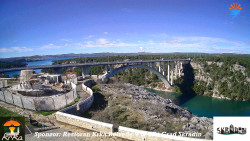 Skradin, řeka Krka, most A1