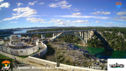 Skradin, řeka Krka, most A1