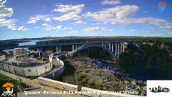 Skradin, řeka Krka, most A1