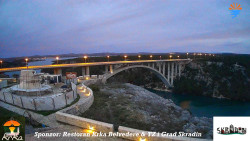 Skradin, řeka Krka, most A1