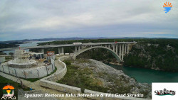 Skradin, řeka Krka, most A1