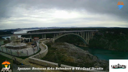 Skradin, řeka Krka, most A1