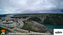 Skradin, řeka Krka, most A1