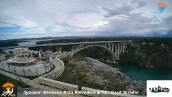 Skradin, řeka Krka, most A1