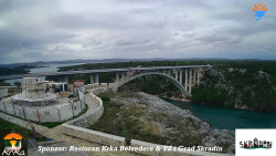 Skradin, řeka Krka, most A1