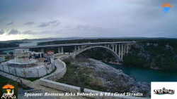 Skradin, řeka Krka, most A1