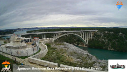 Skradin, řeka Krka, most A1