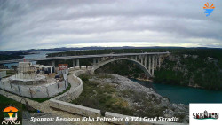 Skradin, řeka Krka, most A1