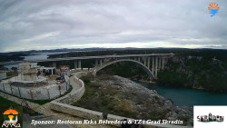 Skradin, řeka Krka, most A1