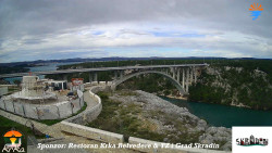 Skradin, řeka Krka, most A1