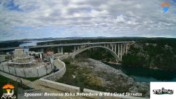 Skradin, řeka Krka, most A1