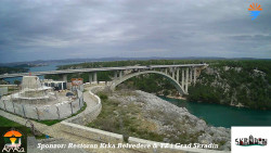 Skradin, řeka Krka, most A1
