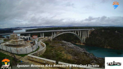 Skradin, řeka Krka, most A1