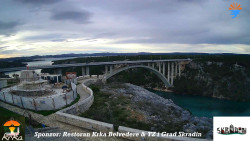 Skradin, řeka Krka, most A1