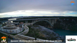 Skradin, řeka Krka, most A1