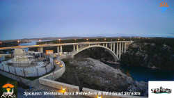 Skradin, řeka Krka, most A1