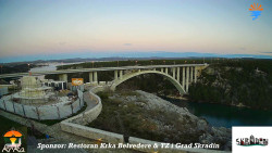 Skradin, řeka Krka, most A1