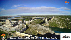 Skradin, řeka Krka, most A1