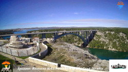 Skradin, řeka Krka, most A1