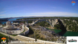 Skradin, řeka Krka, most A1