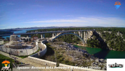 Skradin, řeka Krka, most A1