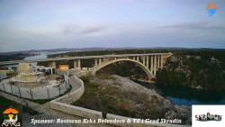 Skradin, řeka Krka, most A1