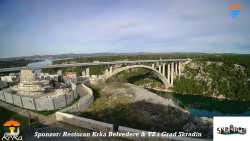 Skradin, řeka Krka, most A1