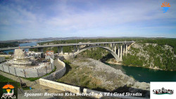 Skradin, řeka Krka, most A1